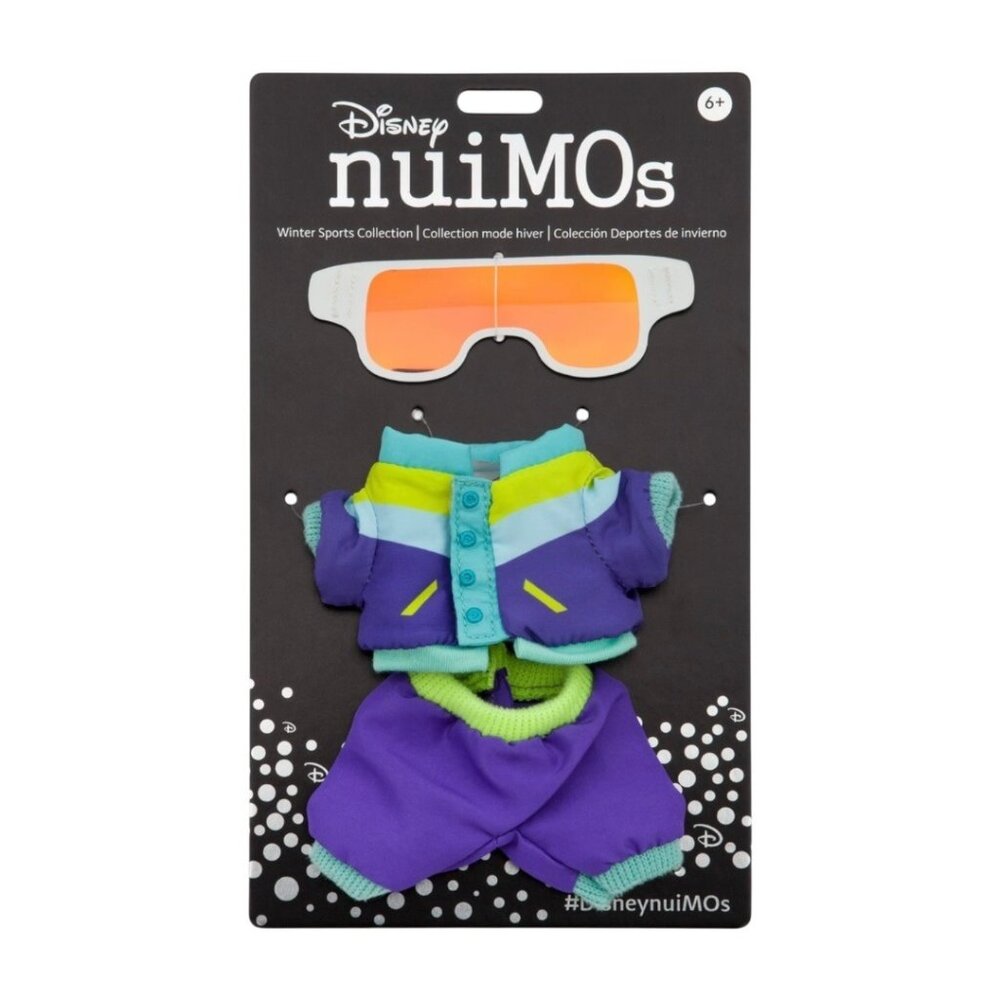 Disney Parks NuiMOs Outfit Purple Snow Jacket Snowpants & Snowboard Goggles
